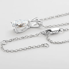 Pear Shape Necklace - 925 Silver