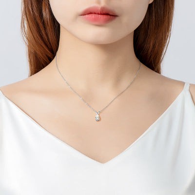 Pear Shape Necklace - 925 Silver - My Store