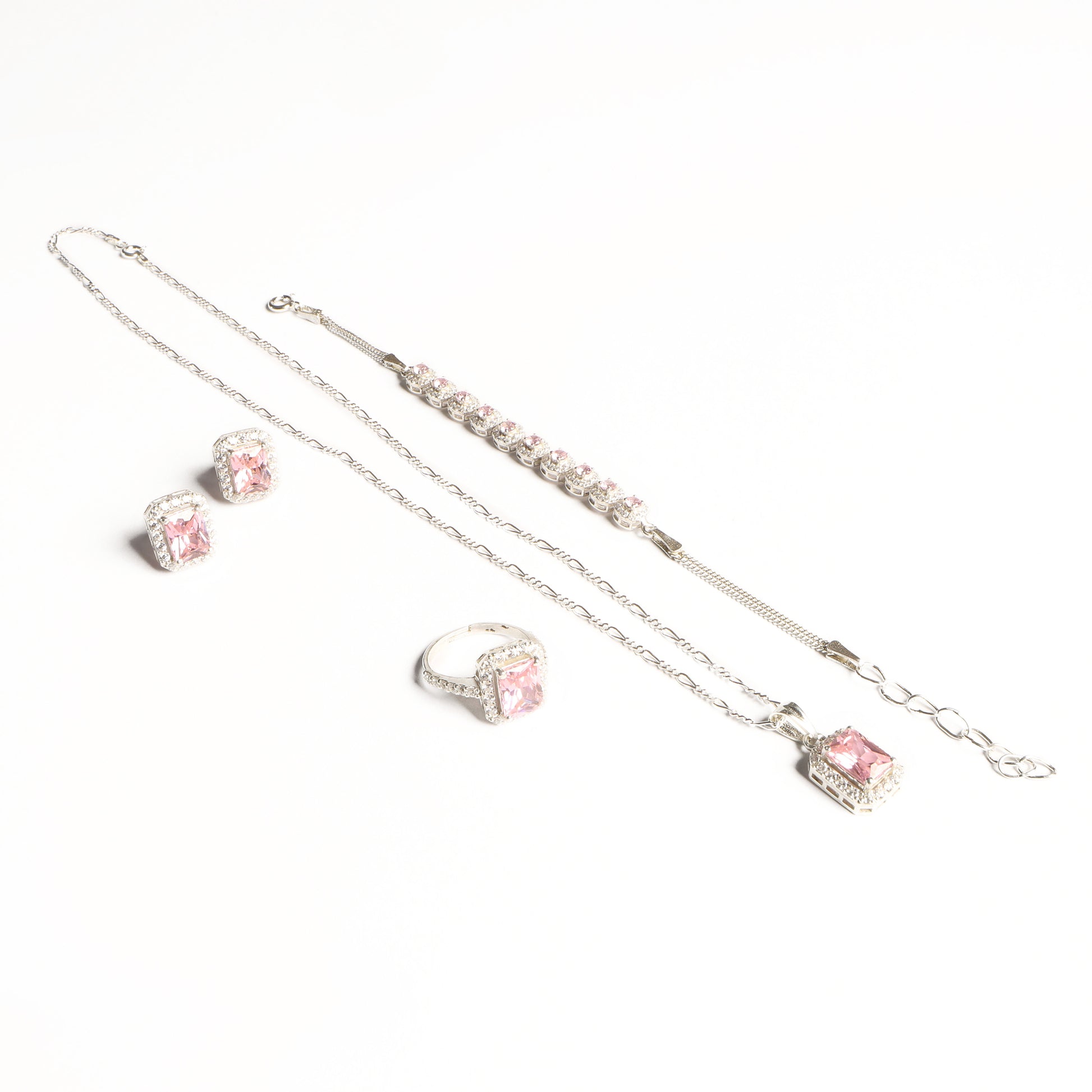 The Luxe Sterling Silver Jewelry Set