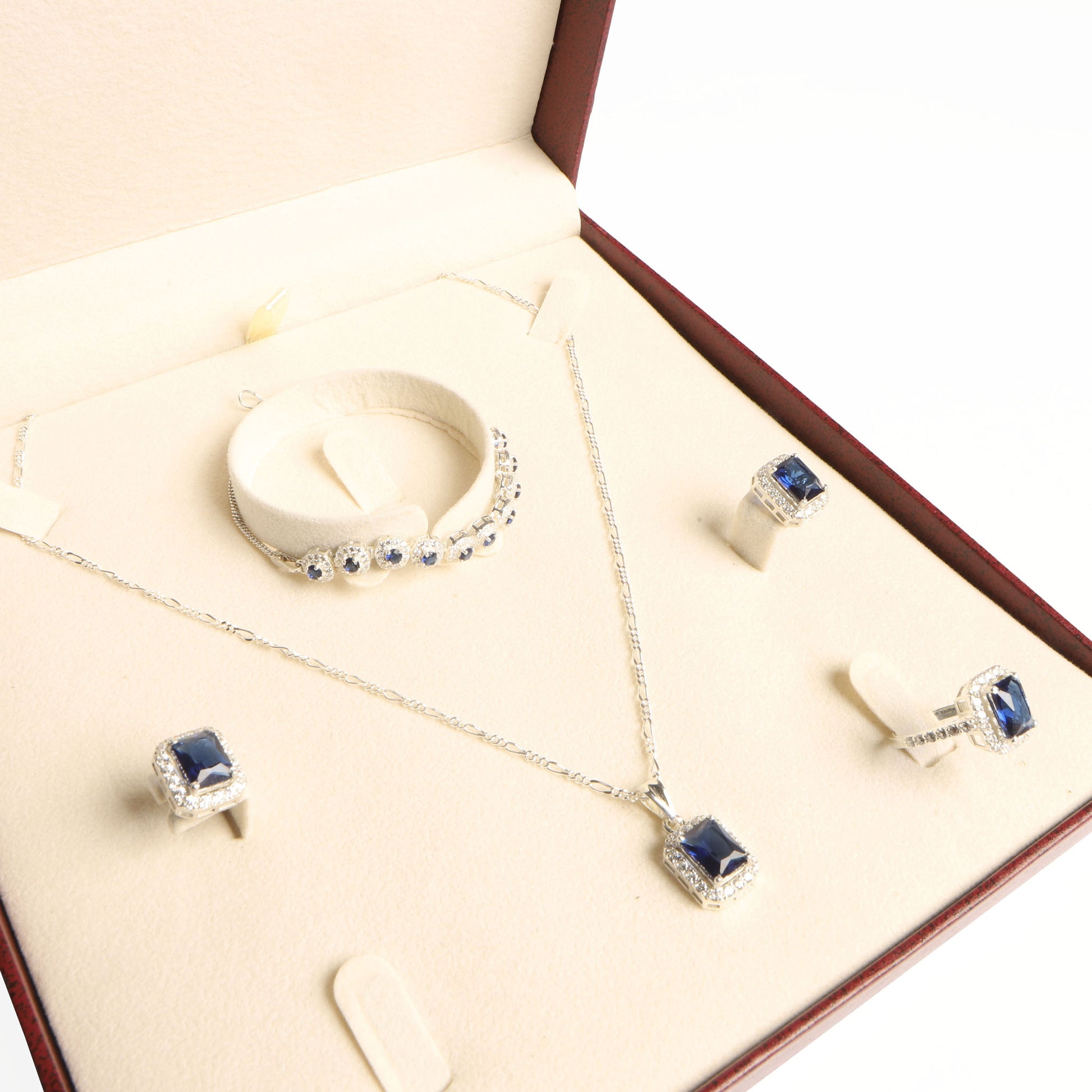 The Luxe Sterling Silver Jewelry Set