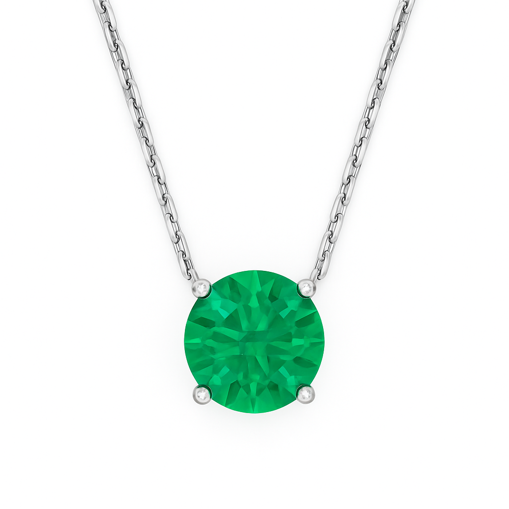 Ocean Aura Sterling Silver Necklace