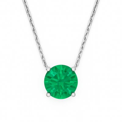 Ocean Aura Sterling Silver Necklace