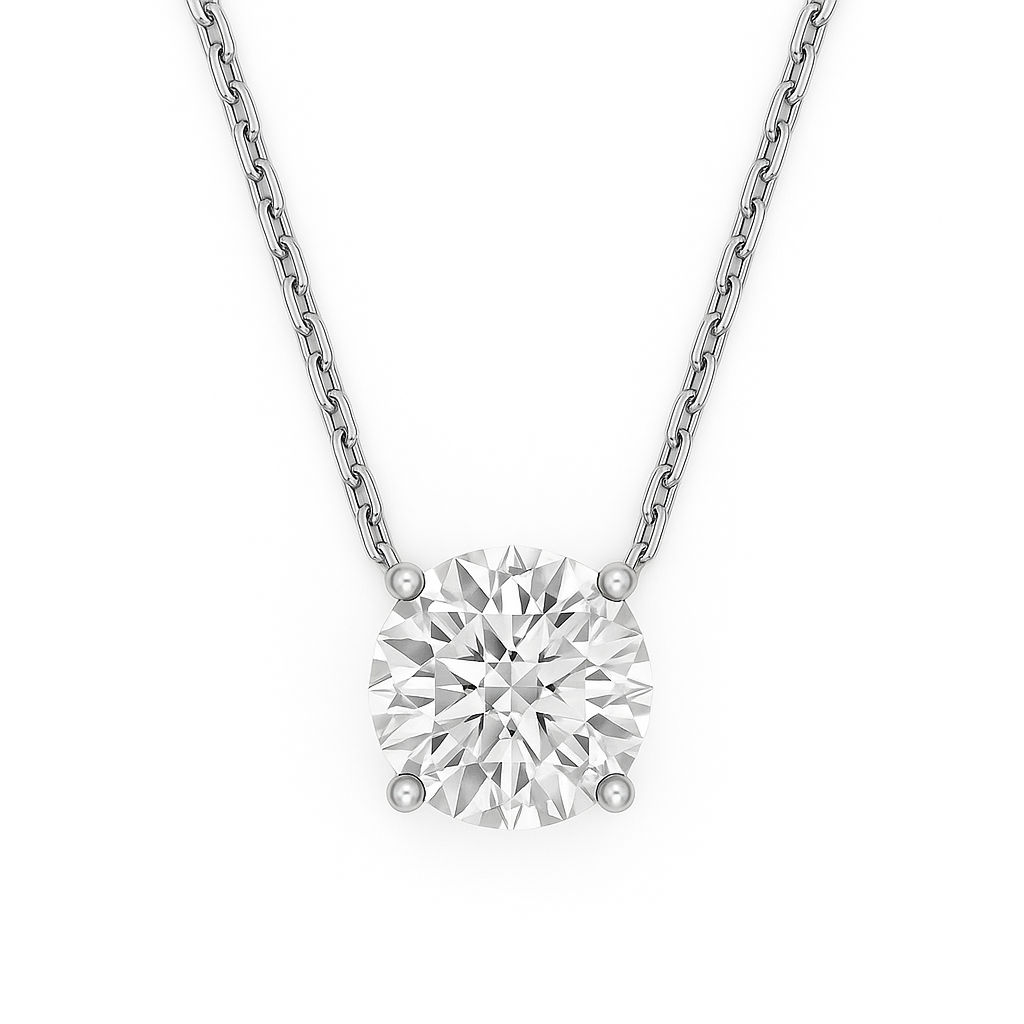 Ocean Aura Sterling Silver Necklace