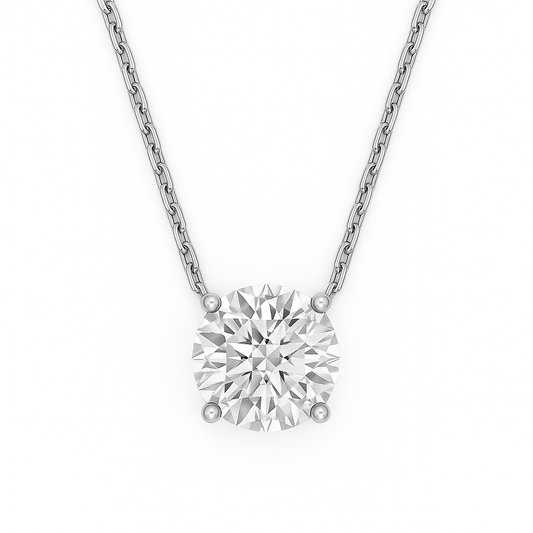 Ocean Aura Sterling Silver Necklace