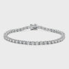 Exquisite Round Cut 925 Sterling Silver Bracelet - My Store