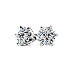 Stunning Classic Six-Prong Earrings