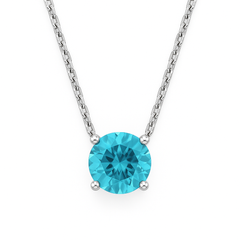 Ocean Aura Sterling Silver Necklace