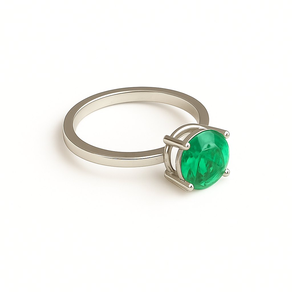 Ocean Aura Sterling Silver Ring