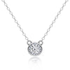 Bubble Bezel Setting Sterling Silver Necklace - My Store