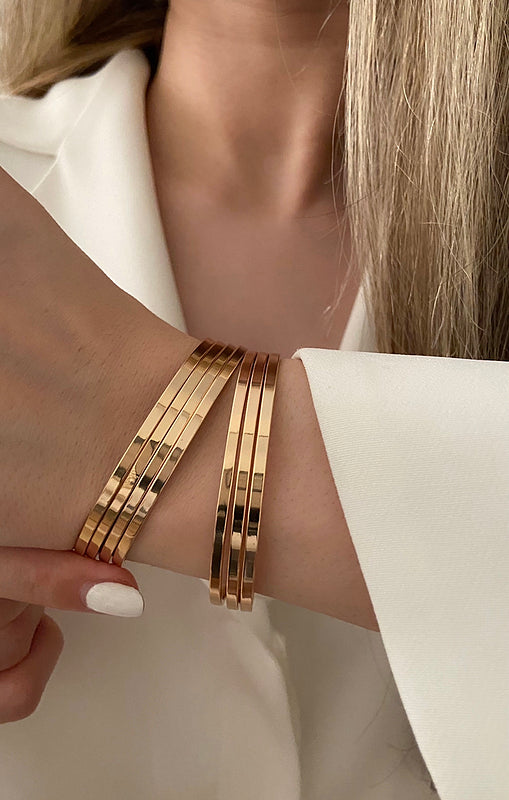 Radiant Gold Bangles