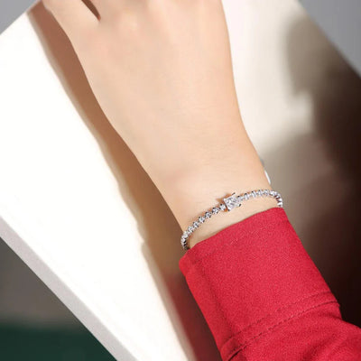 Plain Cuba Silver Sterling Bracelet - My Store