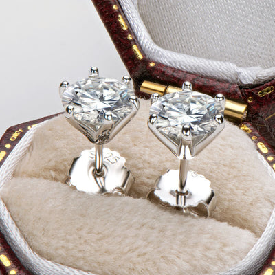 Stunning Classic Six-Prong Earrings - My Store