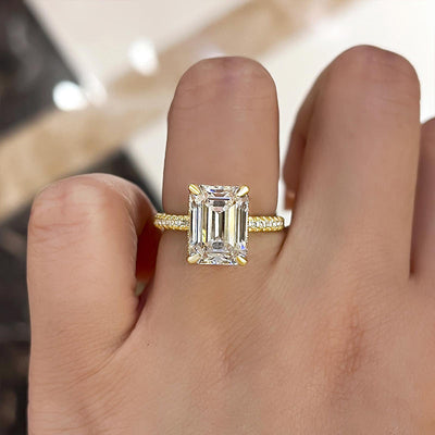 Julia - Emerald Cut 925 SILVER - My Store