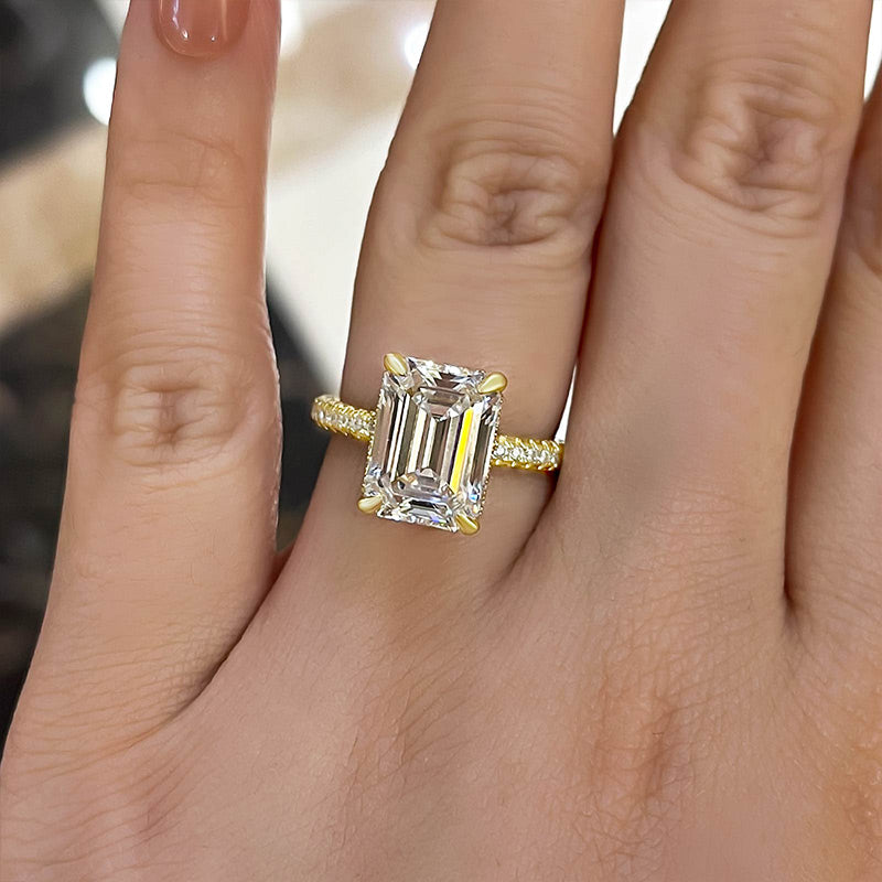 Julia - Emerald Cut 925 SILVER - My Store