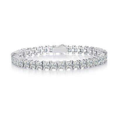 Squre Cut Sterling Silver Bracelet - My Store